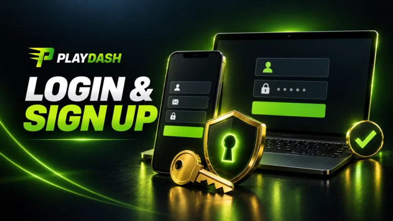 PlayDash login and sign up guide